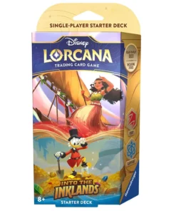 Disney Lorcana Into The Inklands Starter Deck Mucho coraje - Moana y Scrooge McDuck