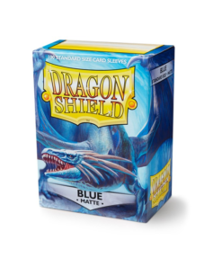 Dragon Shield - Sleeves Standard Size Matte Blue (100)