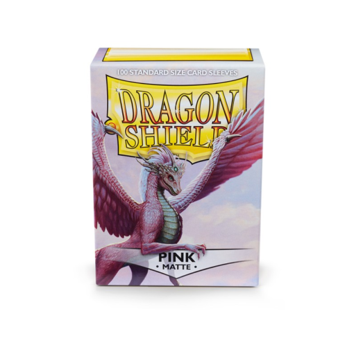 Dragon Shield - Sleeves Standard Size Matte Pink