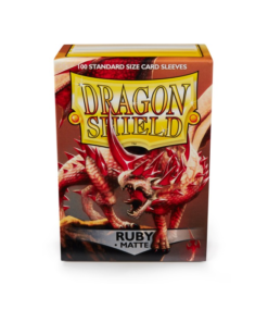 Dragon Shield - Sleeves Standard Size Matte Ruby (100)