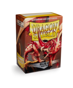 Dragon Shield - Sleeves Standard Size Matte Ruby (100)