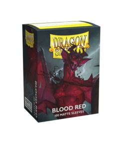 Dragon Shield - Sleeves Standard Size Matte Blood Red (100)