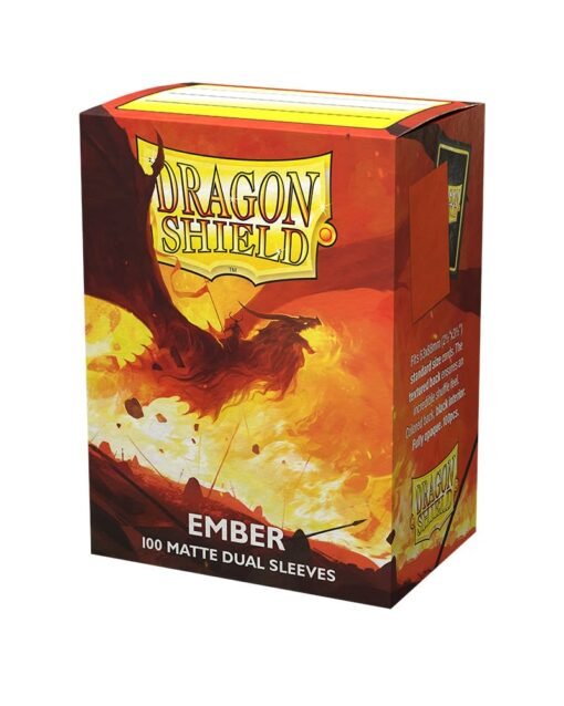 Dragon Shield - Sleeves Standard Size Matte Dual Ember (100)