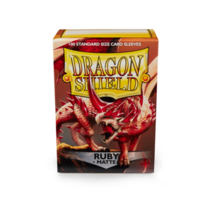 Dragon Shield - Sleeves Standard Size Matte Ruby (100)
