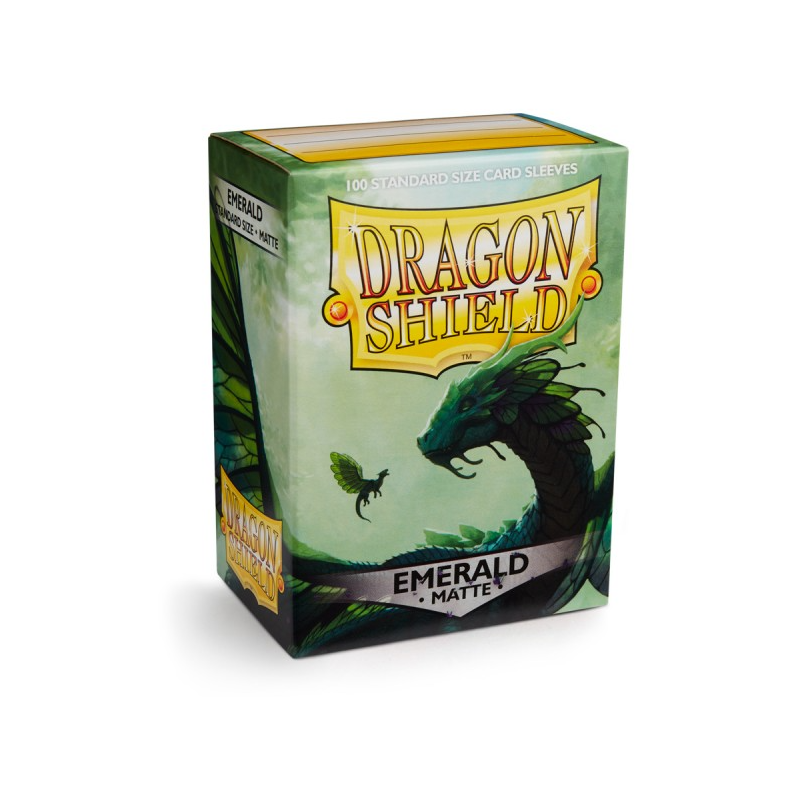 DRAGON SHIELD - SLEEVES STANDARD SIZE MATTE EMERALD (100) - Imagen 4