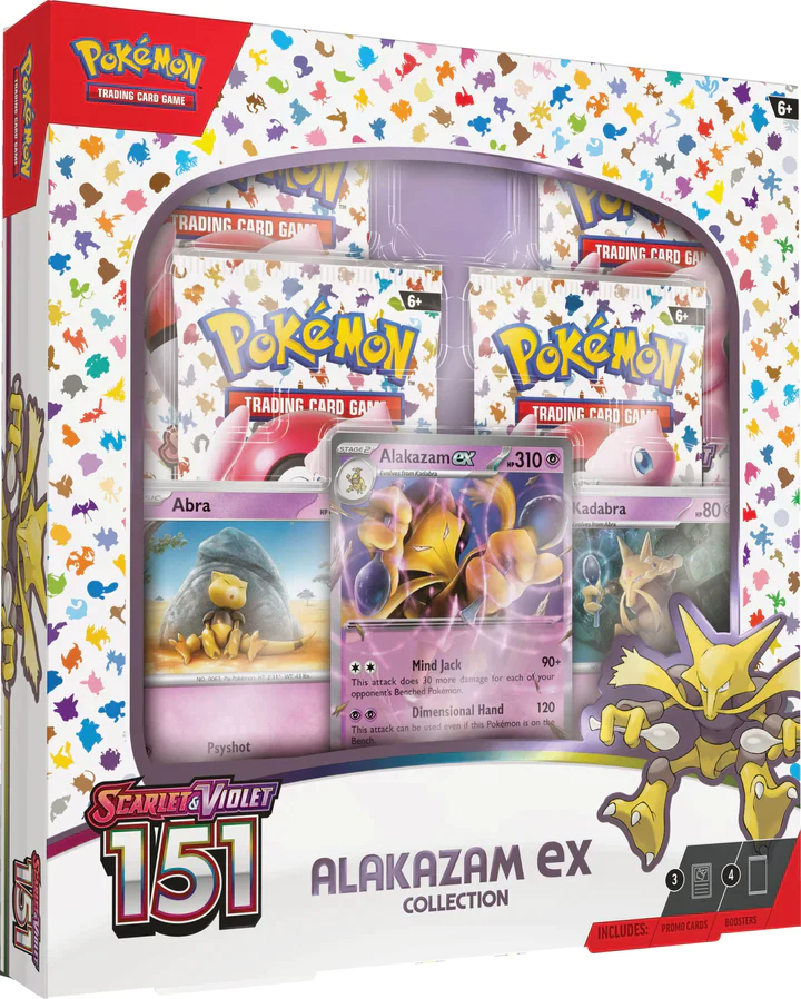 Alakazam ex Collection Pokemon TCG 151 Scarlet & Violet