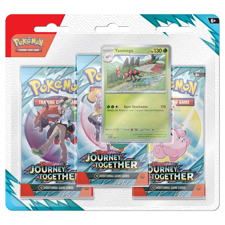 Pokémon TCG: Scarlet & Violet - Journey Together: 3-Booster Blister - Ingles