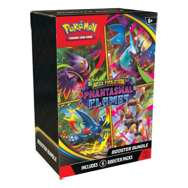 Pokémon TCG Mega Evolution Phantasmal Flames Booster Bundle