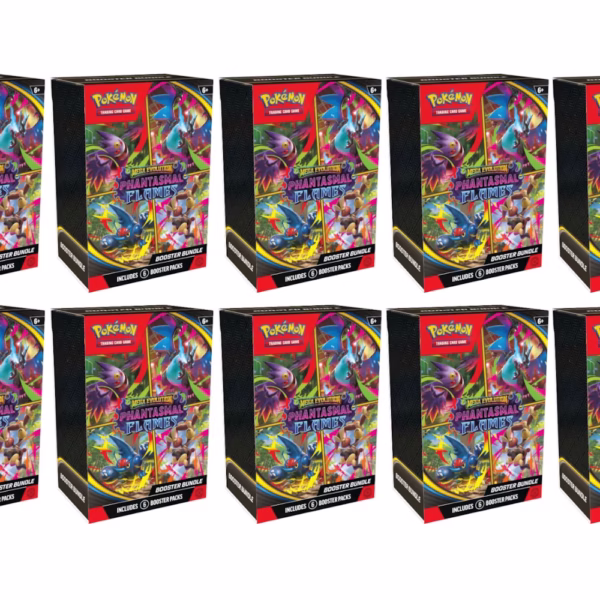 2025-Pokemon-Mega-Evolution-Phantasmal-Flames-Booster-Bundle-10x-Lot