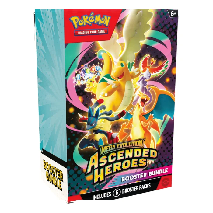Pokémon TCG Mega Evolution Ascended Heroes Booster Bundle – Ingles