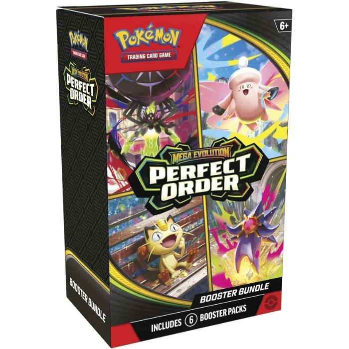 Pokémon TCG Mega Evolution Perfect Order - Booster Bundle - Ingles