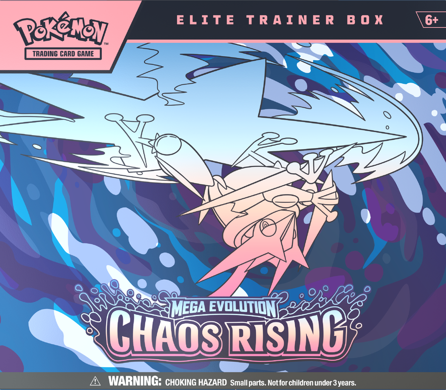 Pokémon Tcg Mega Evolution Chaos Risiing Elite Trainer Box - Ingles - Imagen 3