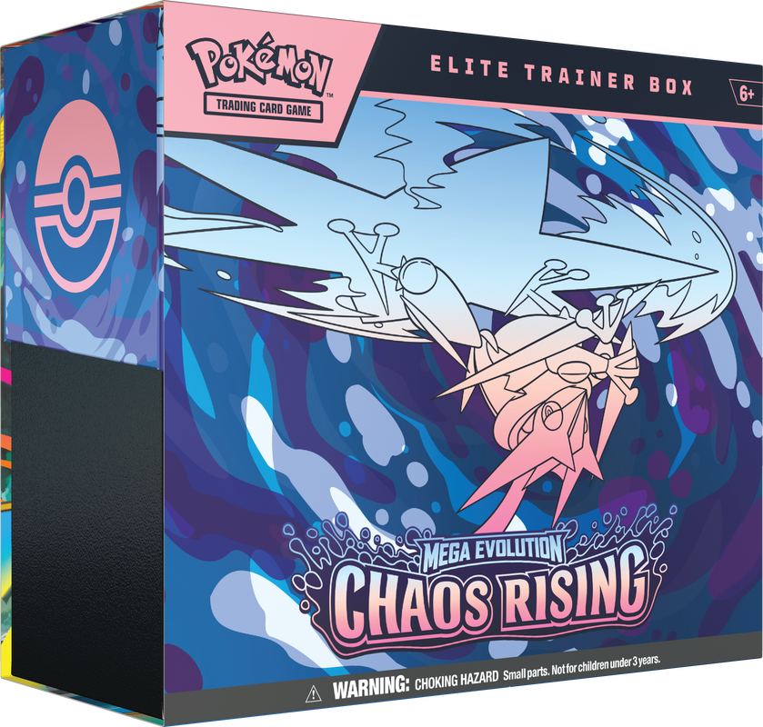 POKEMON TCG MEGA EVOLUTION - CHAOS RISING - ELITE TRAINER BOX ENGLISH