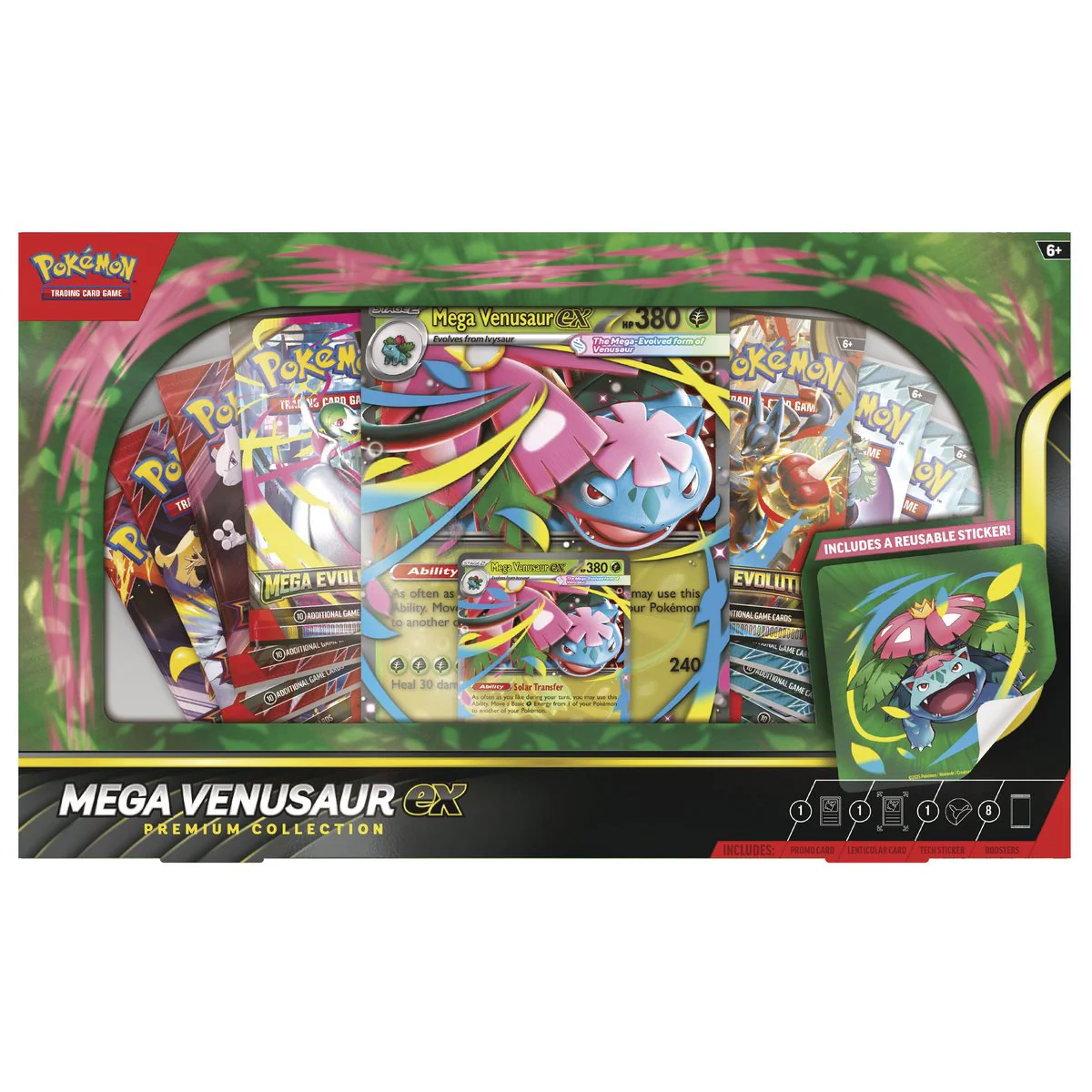 Pokémon TCG: Mega Venusaur ex Premium Collection - Inglés