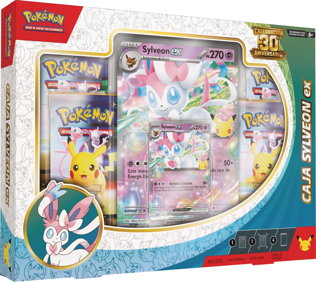 POKEMON TCG 30TH CELEBRATION SYLVEON- EX BOX
