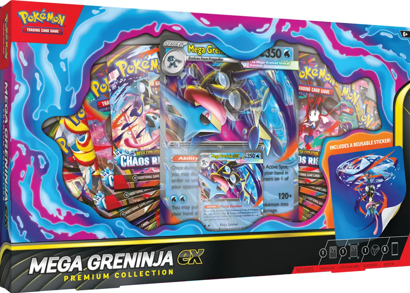 Pokémon TCG - Mega Greninja ex Premium Collection - Español