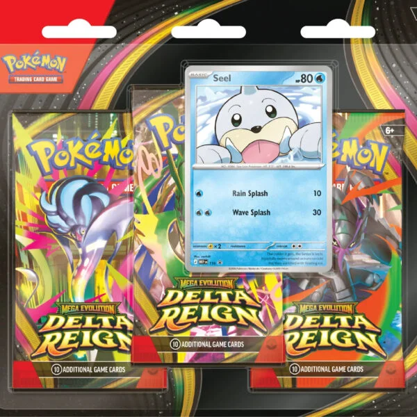 POKÉMON TCG MEGA EVOLUTION - DELTA REIGN - 3-PACK BLISTER