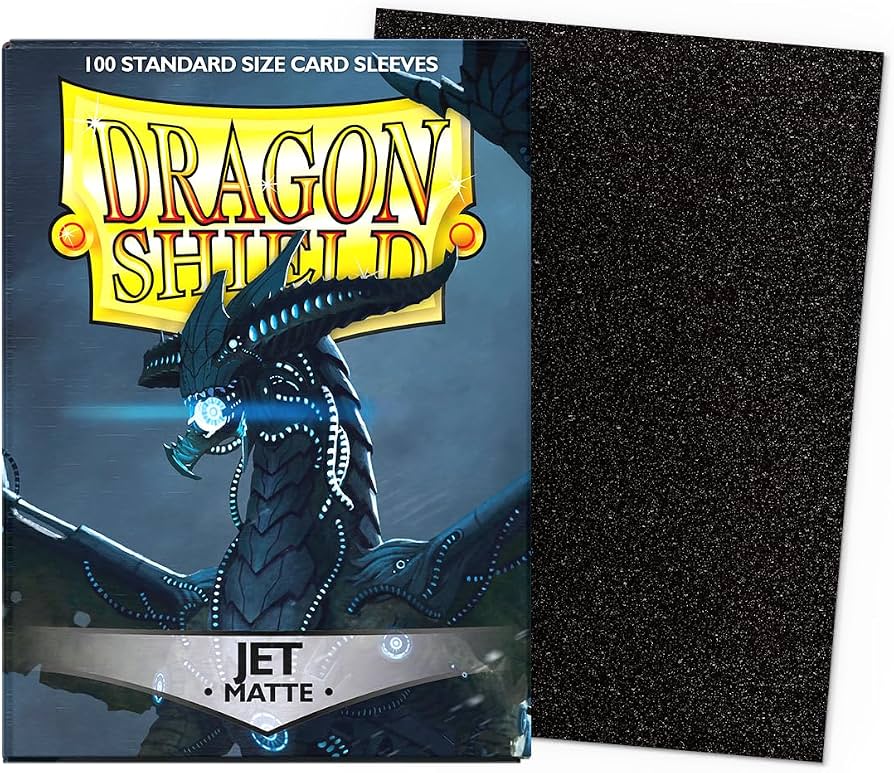 Dragon Shield - Sleeves Standard Size Matte Jet (100)