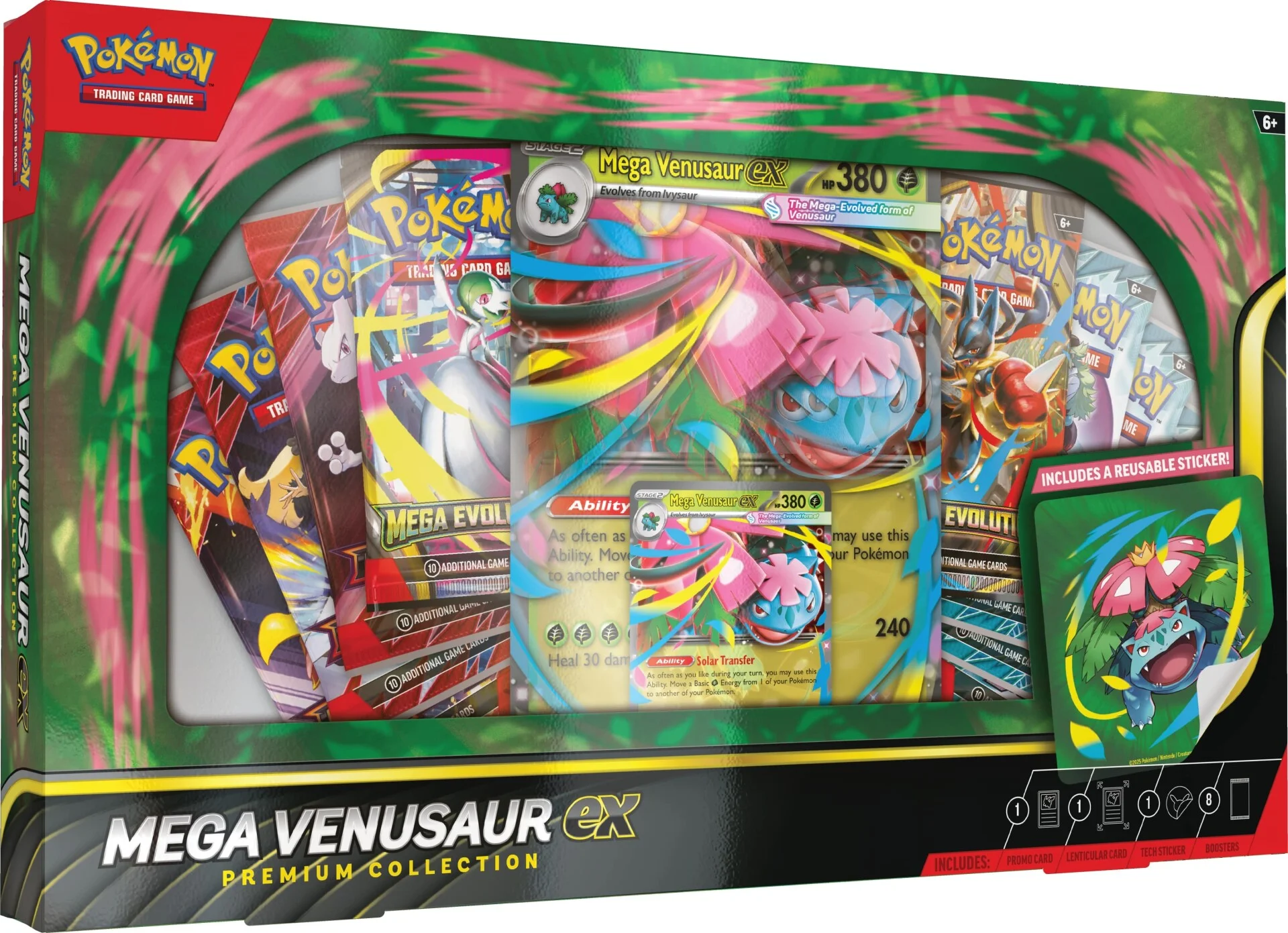 Pokémon TCG: Mega-Venusaur Premium Collection - Español