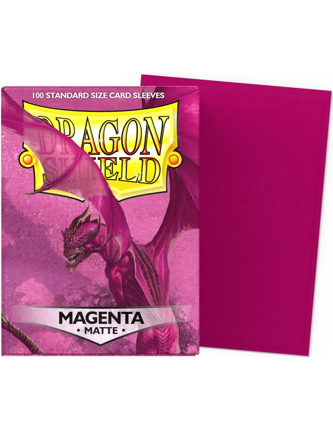 Dragon Shield - Sleeves Standard Size Matte Magenta (100)